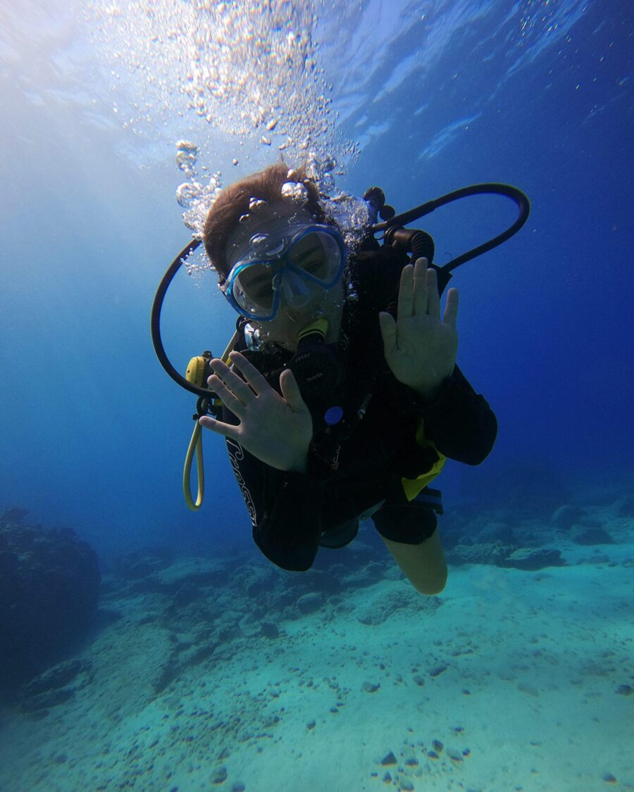 Padi discover scuba diving in Oludeniz Fethiye